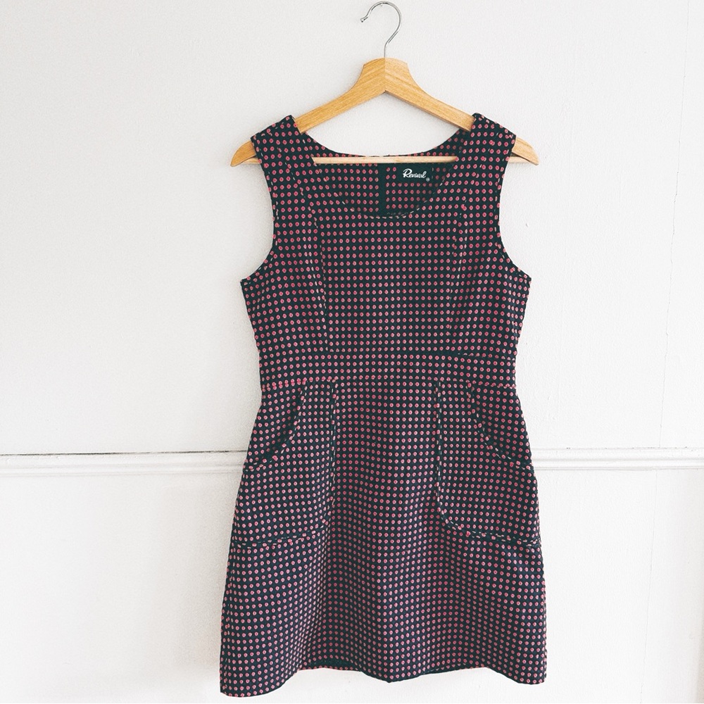 REVIVAL > Vintage Style Polka Dot Dress